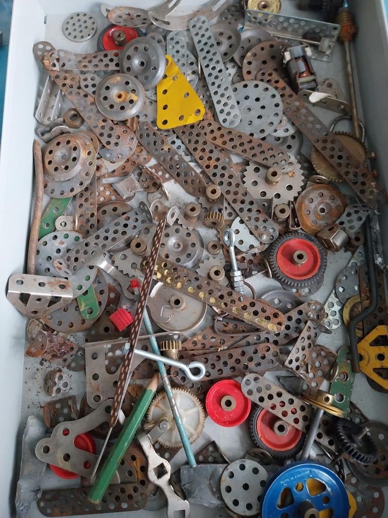 Antiek Mecano Meccano speelgoed, Ophalen of Verzenden, Gebruikt