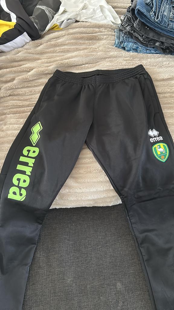 ADO Den Haag Trainingspak Errea - Maat S, Zwart, Overige typen, Ophalen of Verzenden, Zo goed als nieuw