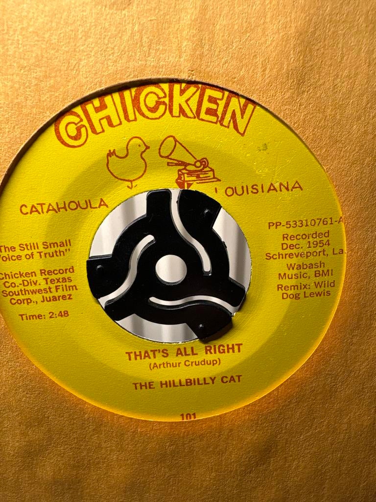 Elvis Presley (The Hillbilly Cat) -  That’s All right, 7 inch, Single, Ophalen of Verzenden, Zo goed als nieuw