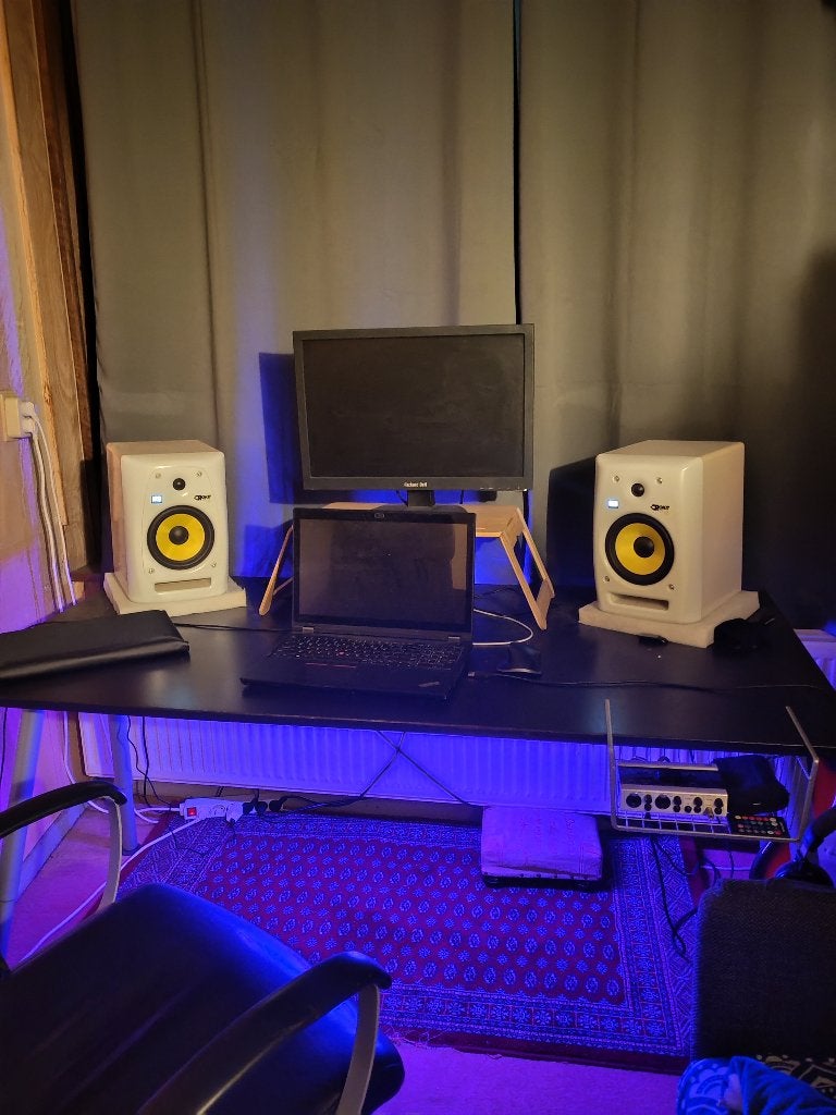 KRK Rokit 6 G2 studiomonitoren – Wit – Set van 2, Audio, Tv en Foto, Ophalen, Studiomonitor, Gebruikt, KRK