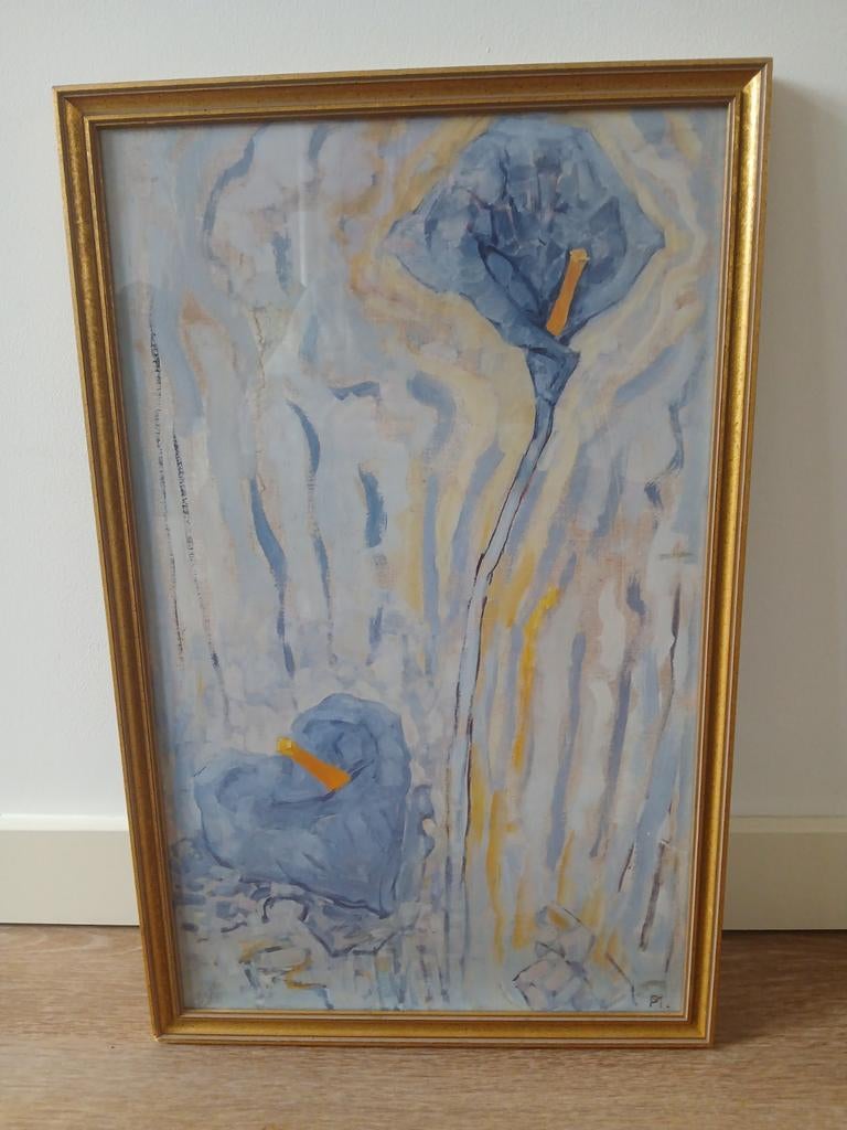 PIET MONDRIAAN, Aronskelken., Antiek en Kunst, Ophalen of Verzenden