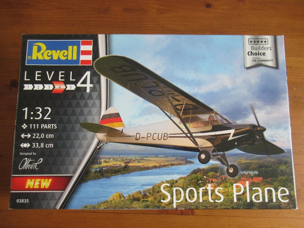 Sports Plane - Piper PA-18 Super Cub (Revell 1/32), Revell, Nieuw, Ophalen of Verzenden, Groter dan 1:72