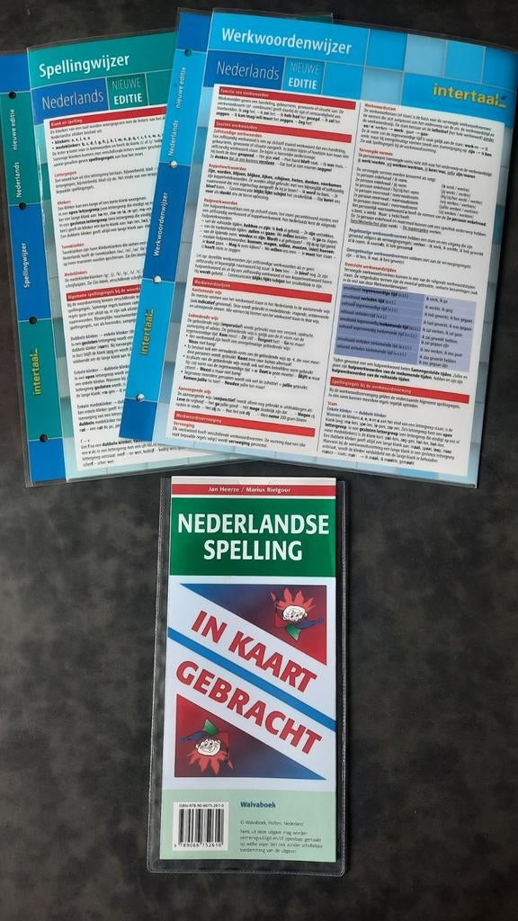 Spelling- & Werkwoordenwijzer + Nederlandse Spelling, Ophalen, Zo goed als nieuw, Overige niveaus, Nederlands