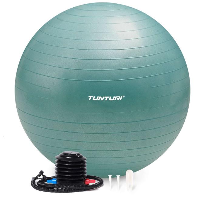 Tunturi Fitness ball with Pump 55 cm Yoga Pilates Pregnancy, Sport en Fitness, Ophalen, Zo goed als nieuw, Yoga-accessoire