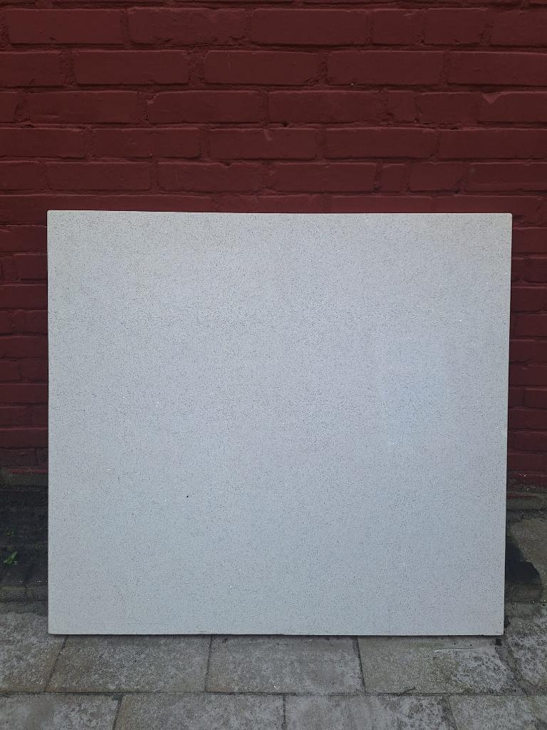 Keukenblad wit kwartscomposiet (93 cm x 86 cm), Ophalen, Wit, 50 tot 100 cm, Zo goed als nieuw
