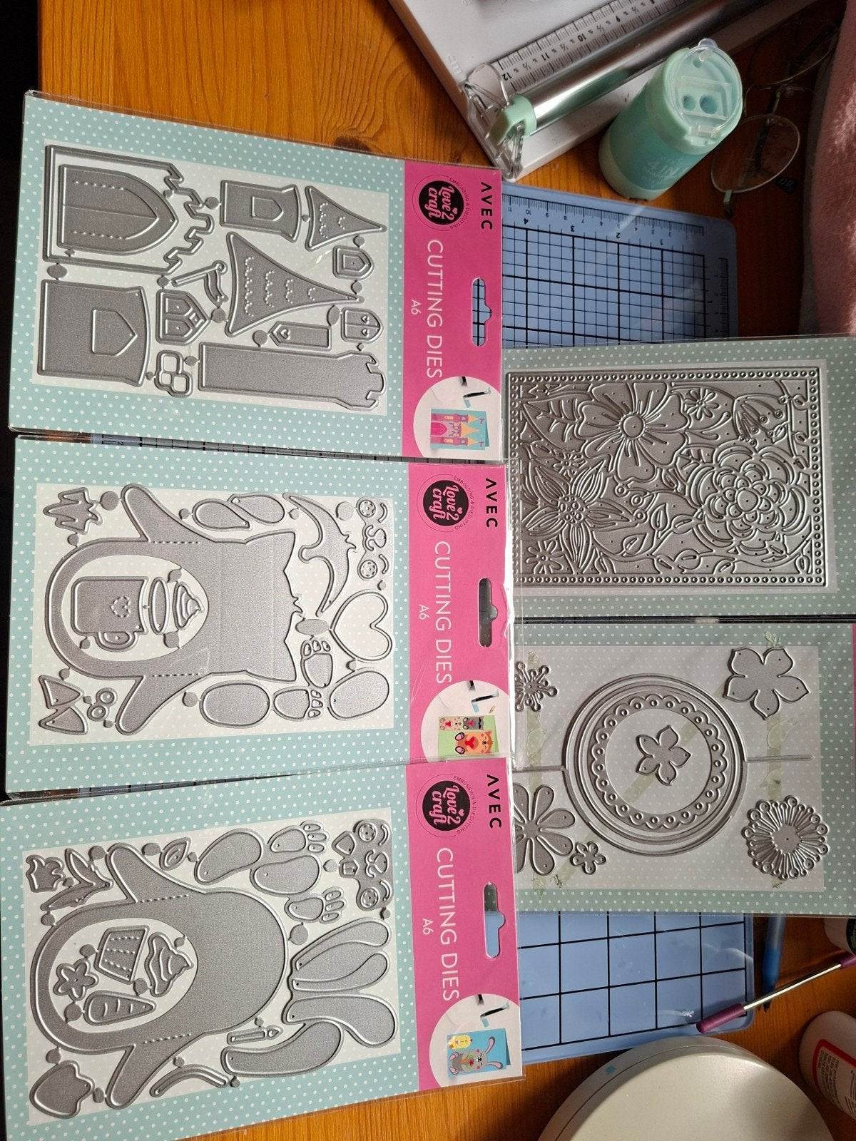 5 nieuwe snijmallen, Hobby en Vrije tijd, Ophalen of Verzenden, Nieuw