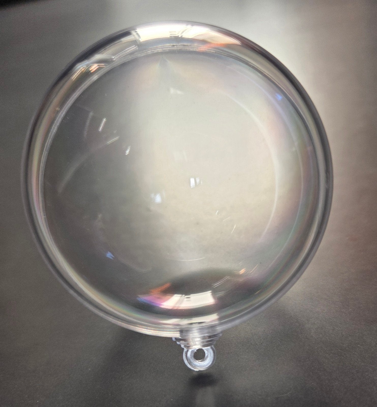 transparante kunststof 2 delige ballen 6cm, Ophalen of Verzenden, Nieuw, Knutselwerk