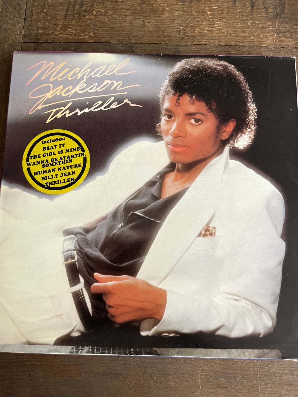 Michael Jackson - Thriller LP (Originele Persing), Originele persing, Ophalen of Verzenden, Gebruikt, 12 inch