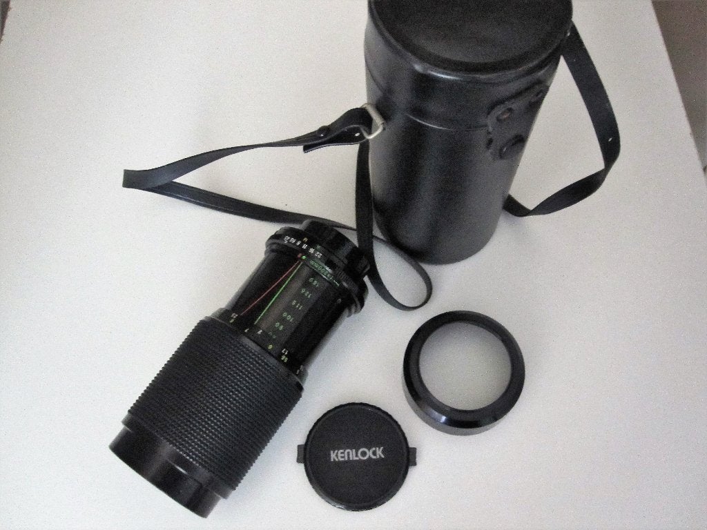 Telelens Kenlock-Mc.tor, doorsnede 52 mm., 1:4.5; f=80-200, Ophalen of Verzenden, Gebruikt, Overige merken, Telelens