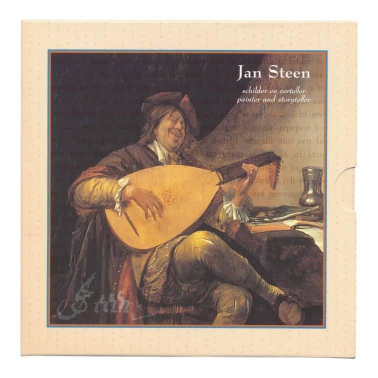Nederland 10 gulden 1996 Jan Steen FDC in blister, Postzegels en Munten, Munten | Nederland, Setje, Koningin Beatrix, Zilver, Ophalen of Verzenden