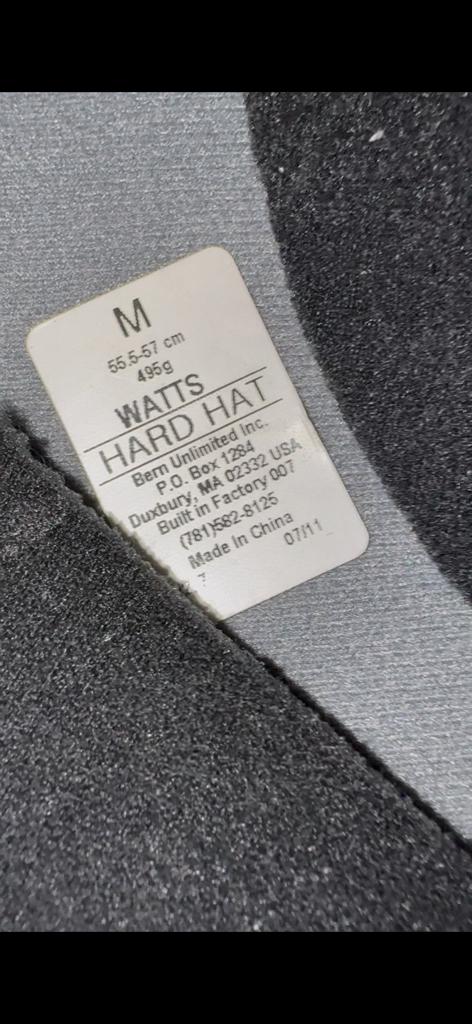 Bern Watts Hard Hat Skihelm - Maat M (55.5-57 cm), Overige merken, Gebruikt, Overige typen, Ophalen of Verzenden