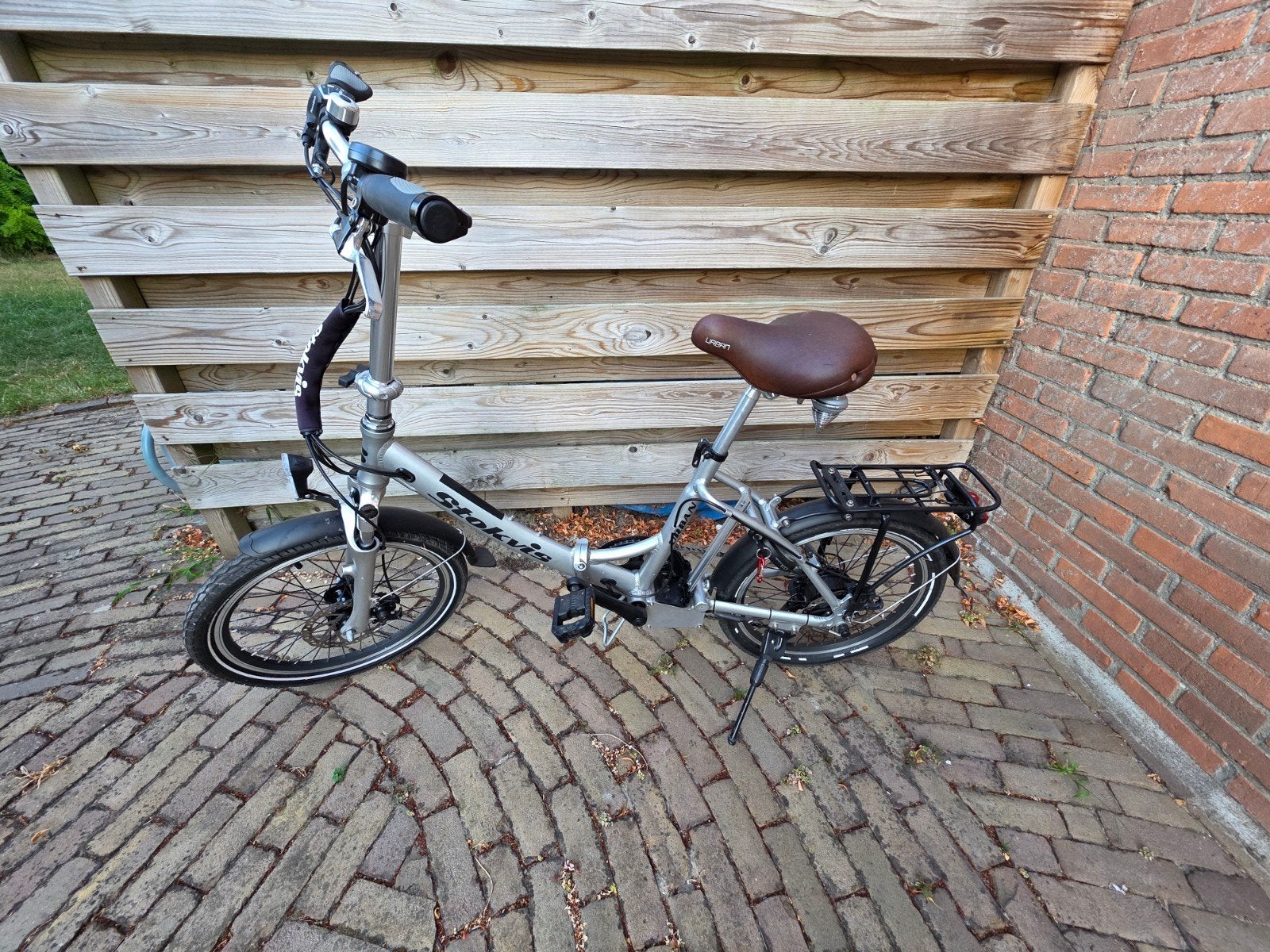 Stokvis electrische vouwfiets, 20 inch of meer, Gebruikt, Versnellingen, Totaal opvouwbaar