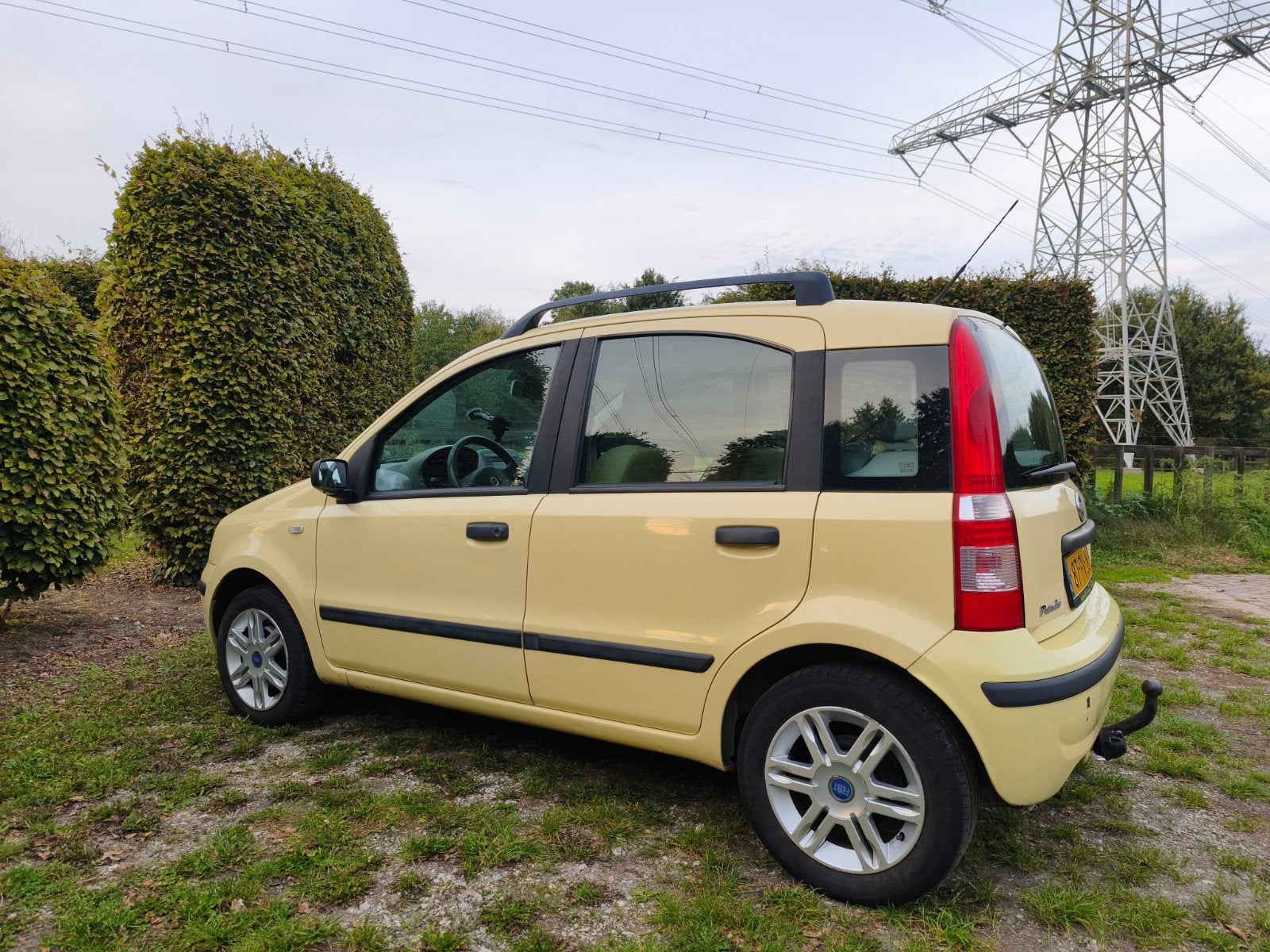 Fiat Panda 1.2 Dualogic 2004 Geel, Auto's, Stof, 840 kg, Particulier, Automatische klimaatregeling
