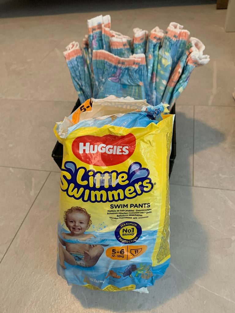 Huggies Little Swimmers Zwemluiers Maat 5-6 (12-18kg), Ophalen, Zo goed als nieuw