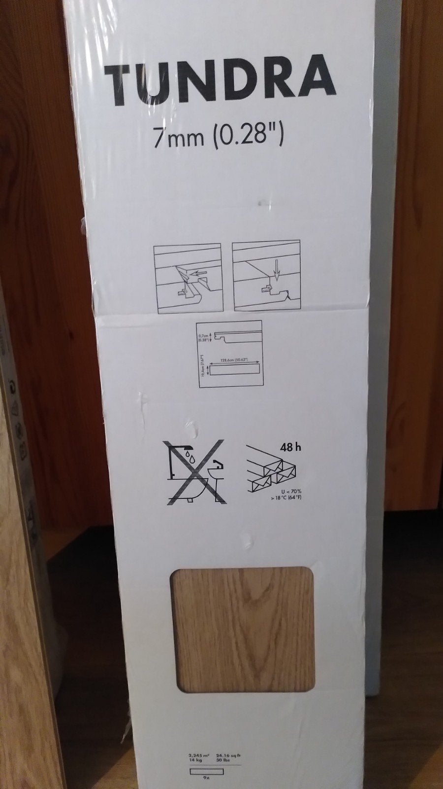 IKEA Tundra Laminaat 7mm - Nieuw in verpakking, Nieuw, Ophalen of Verzenden, Minder dan 5 m², 10 tot 30 cm