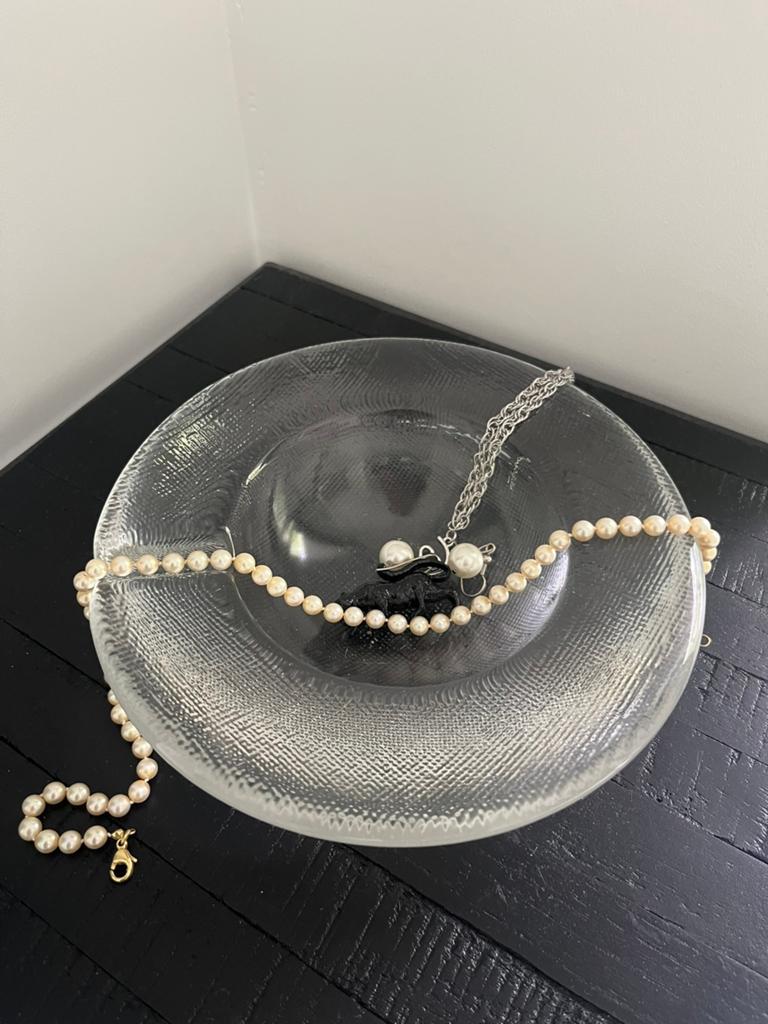 Vintage schaal / asbak / vide-poche Kosta Boda, Ophalen of Verzenden, Zo goed als nieuw