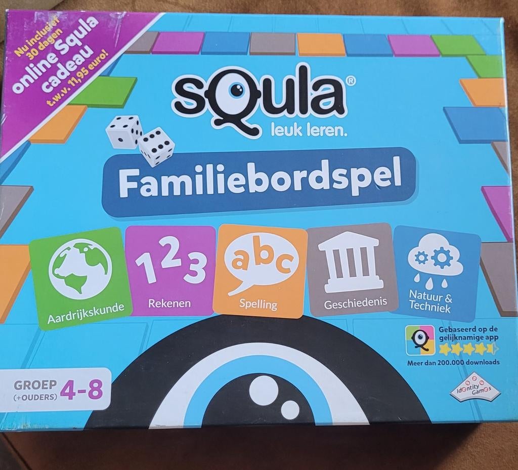 Squla spel, Ophalen of Verzenden, Zo goed als nieuw, Taal en Lezen