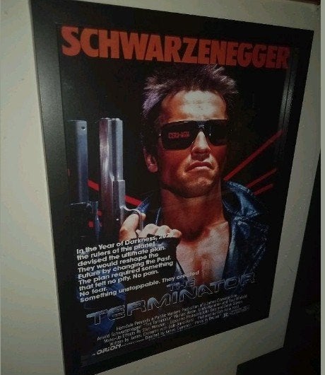 Terminator, Verzamelen, Posters, Ophalen of Verzenden, Zo goed als nieuw, A1 t/m A3, Film en Tv