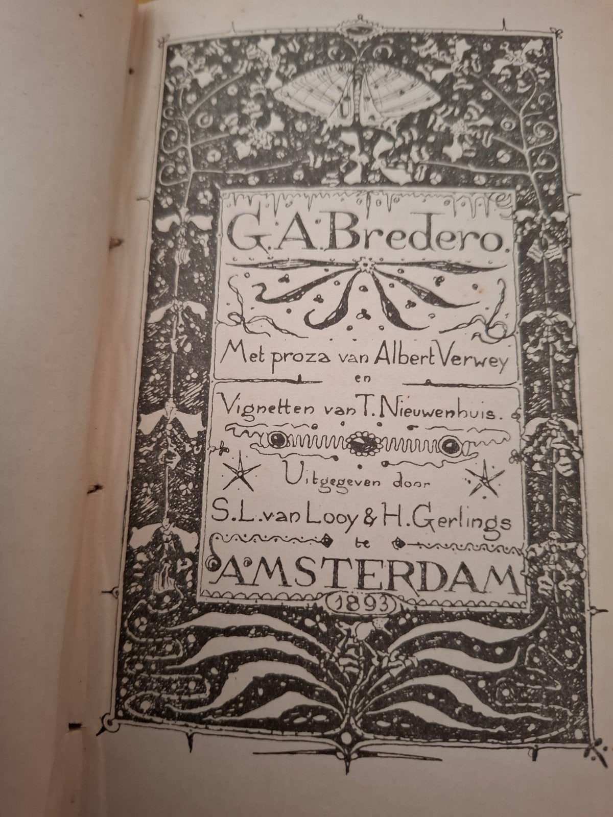 G.A. Bredero - Uitgave S.L. van Looy & H. Gerlings (1893), Ophalen of Verzenden, Gelezen, G.A. Bredero, Nederland
