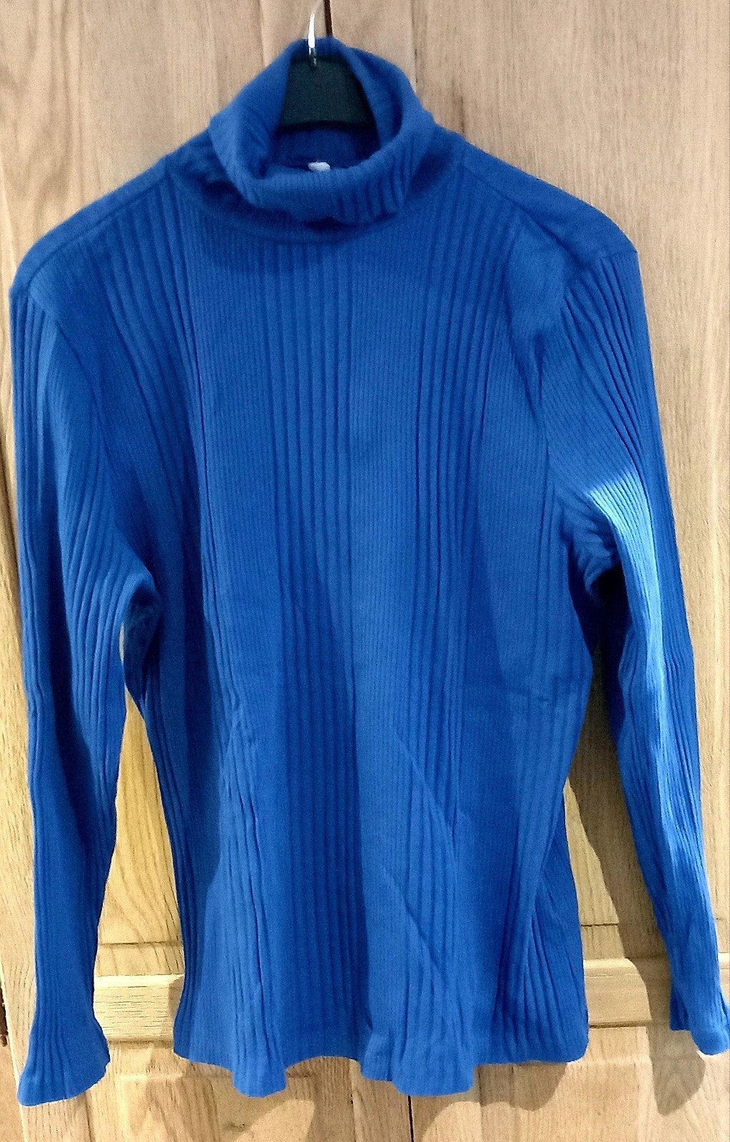 Blauwe (ski) pully met col,  44, Blauw, Maat 42/44 (L), Ophalen of Verzenden, Onbekend