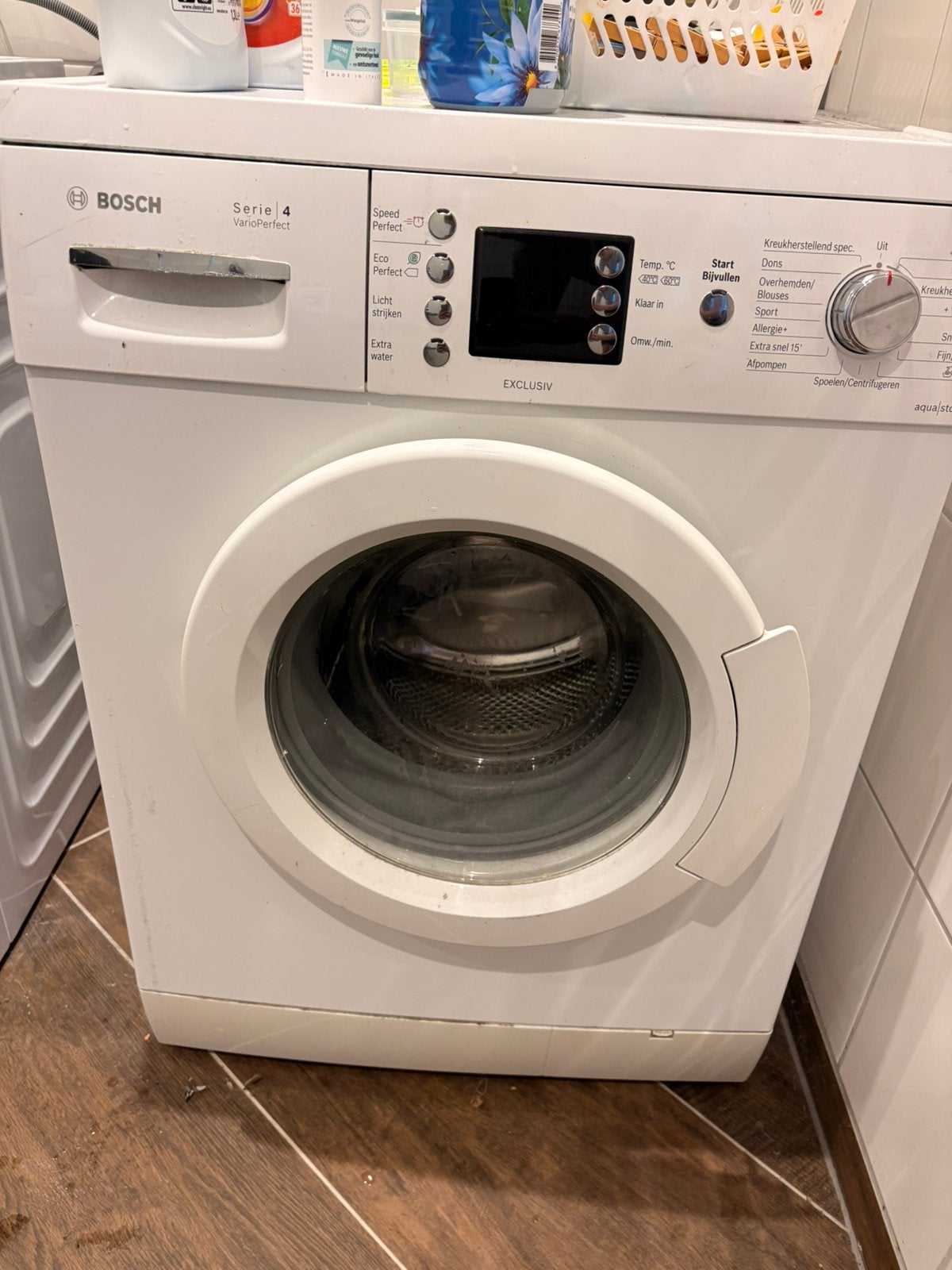 Bosch Serie 4 Varioperfect, Ophalen, Zo goed als nieuw, 85 tot 90 cm, 1200 tot 1600 toeren
