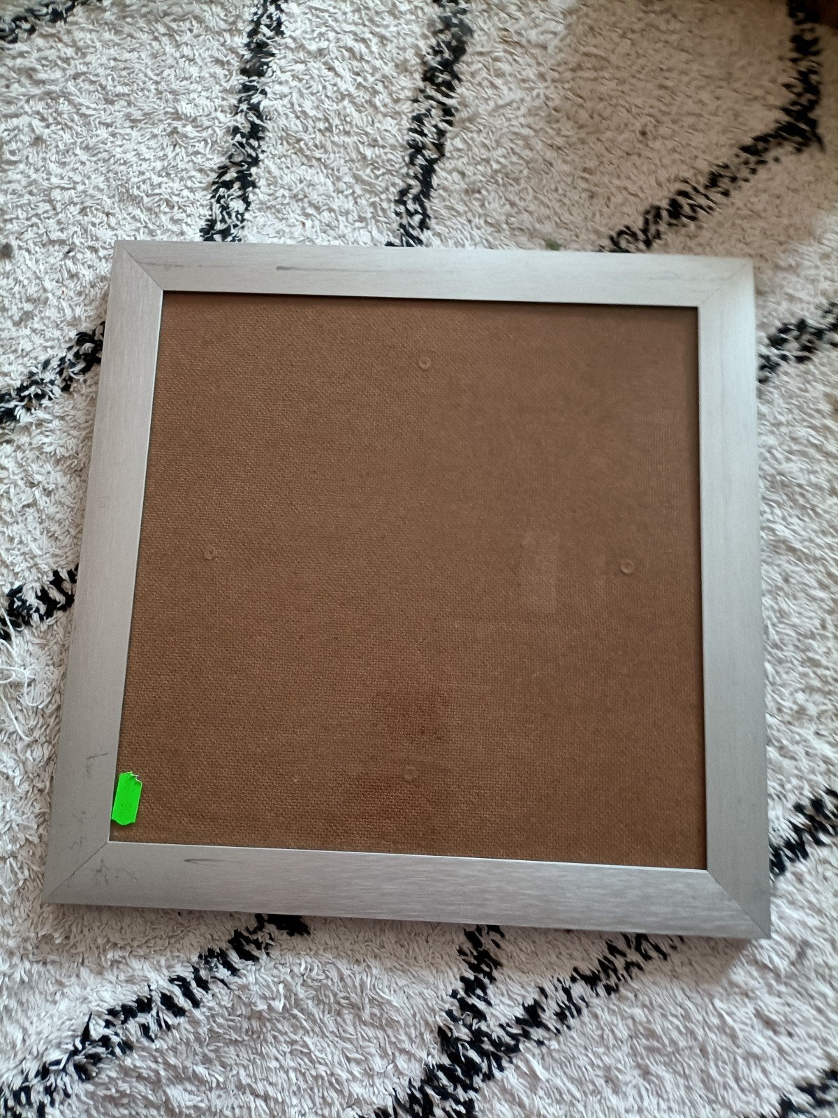 Zilverkleurige foto lijst, Ophalen, Gebruikt, Fotolijst, Met glas