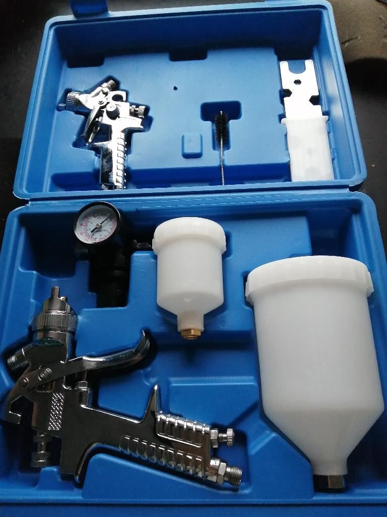 HVLP Verfspuit pistolen set, NIEUW!, Auto diversen, Autogereedschap, Nieuw, Ophalen of Verzenden