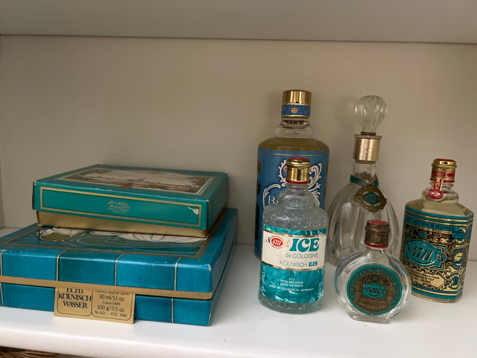 Vintage 4711 Eau de Cologne Collectie, Sieraden, Tassen en Uiterlijk, Uiterlijk | Parfum, Gebruikt, Ophalen of Verzenden