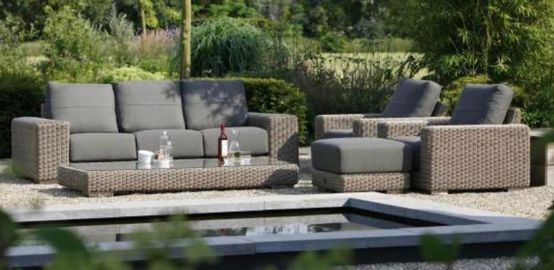 Lounge set Kingston compleet topstaat, Tuin en Terras, Tuinbanken, Ophalen, Zo goed als nieuw