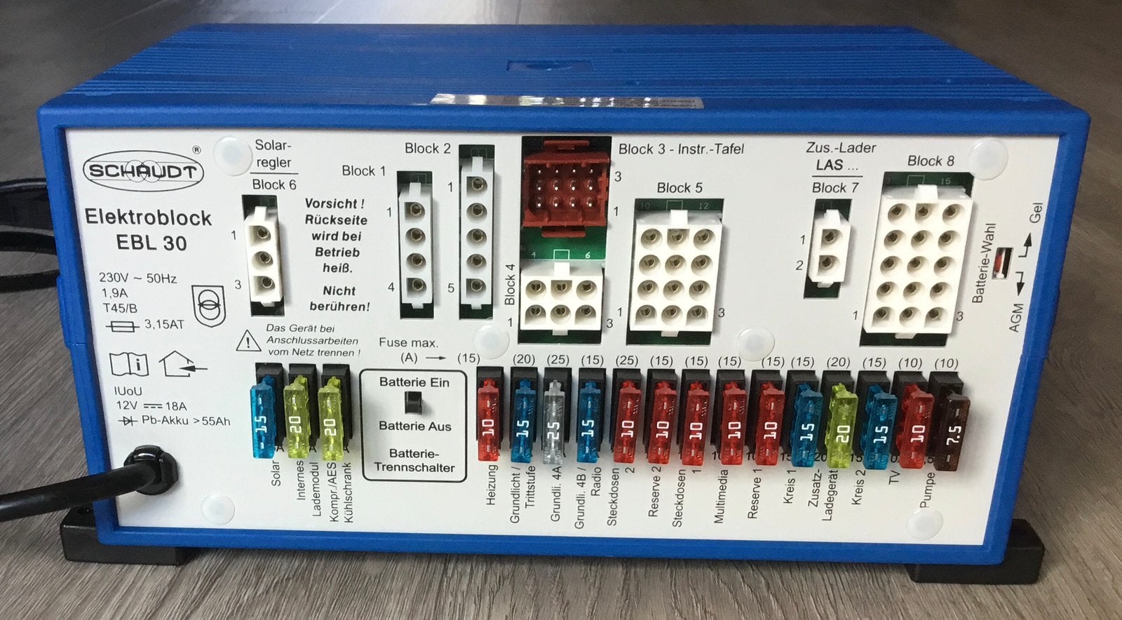 Schaudt EBL30 - EBL31 elektroblock, Schaudt, Zo goed als nieuw, Service@schaudt.de, Planckstr. 8 Markdorf