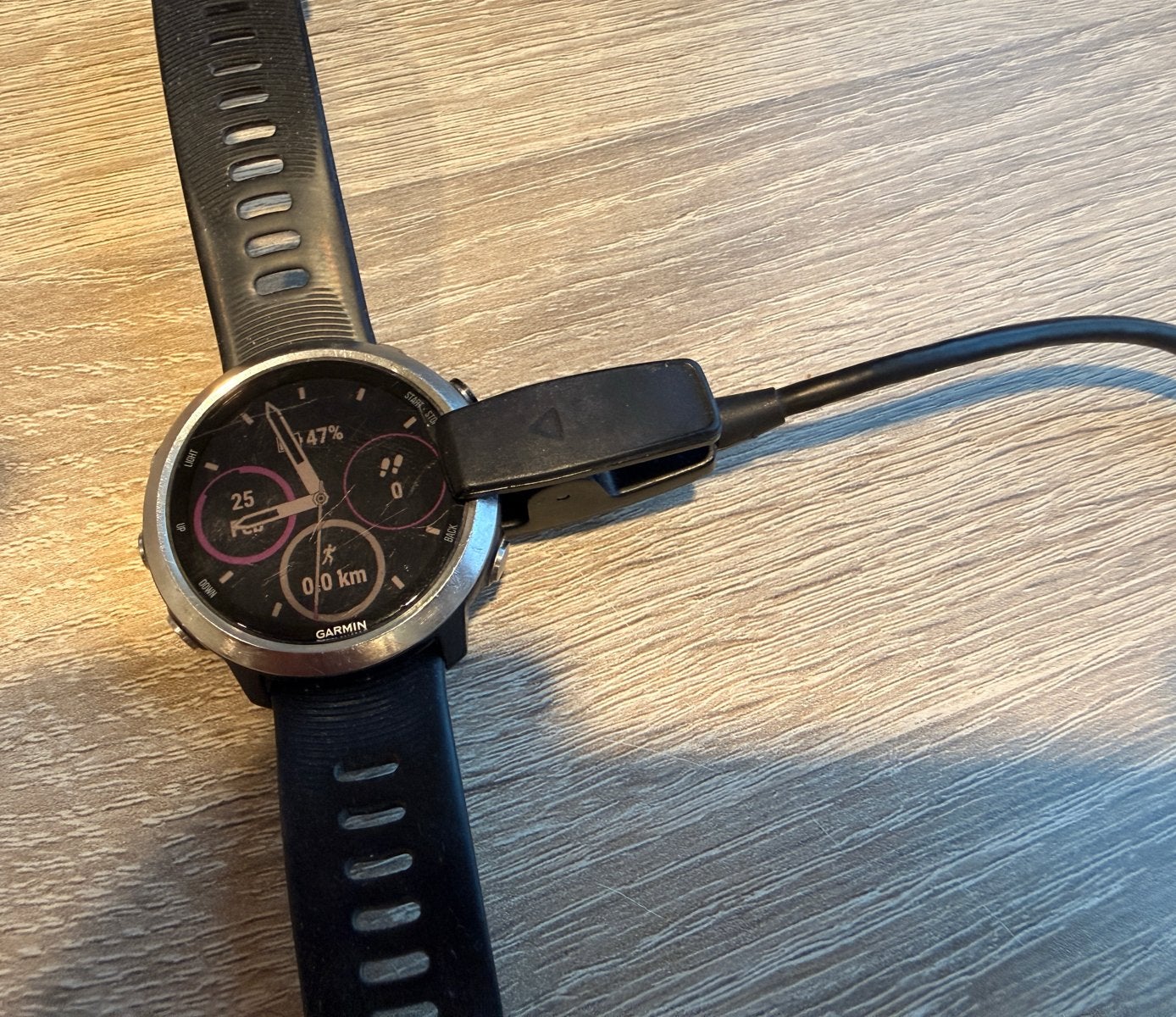 Garmin Forerunner 645 - Gebruikt, Zwart, Ophalen of Verzenden, Waterdicht, Android