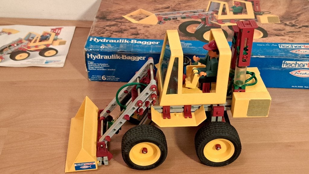 Fischer Technik Shovel - 30466 - Hydraulik-Bagger, Kinderen en Baby's, Speelgoed | Educatief en Creatief, Ophalen of Verzenden