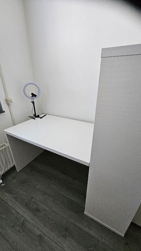 Bureau incl kast, Huis en Inrichting, Bureaus, Ophalen, Gebruikt, Demontabel, 76 cm