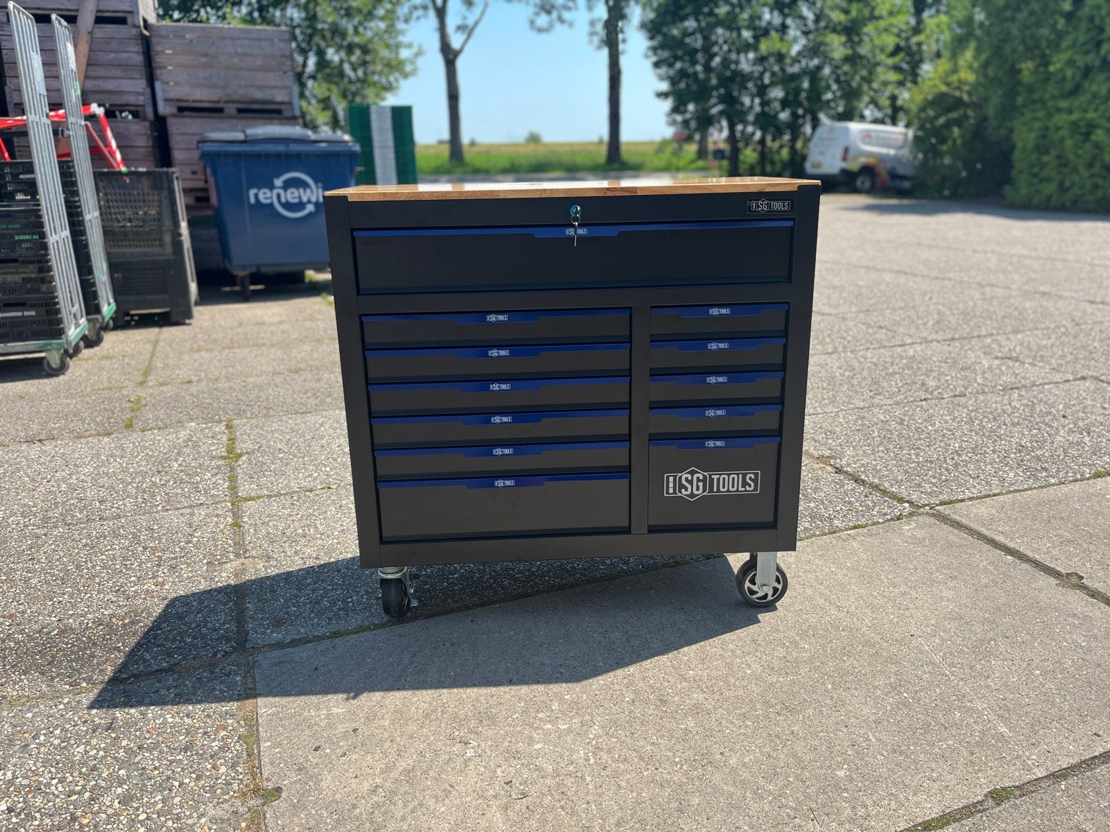 SG TOOLS Gereedschapswagen met 353-delige gereedschapset, Ophalen, Gevuld, Nieuw