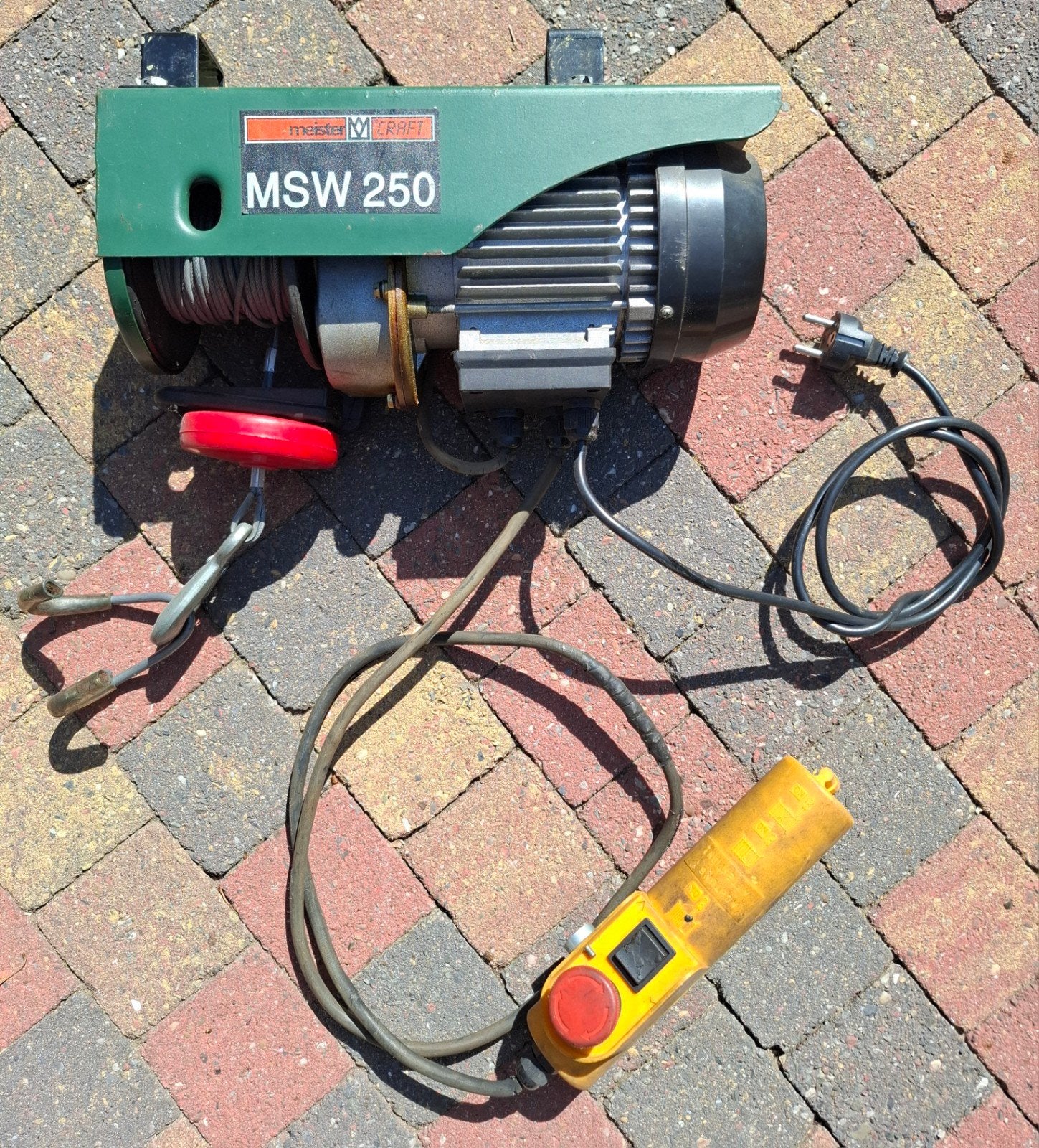 Meister Craft MSW 250 Elektrische Takel, Ophalen, Gebruikt