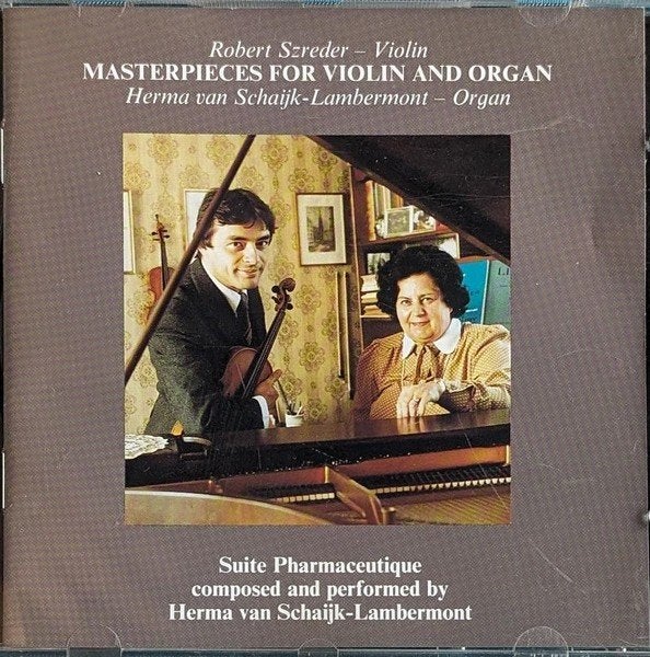 Robert Szreder  -  Masterpieces For Violin And Organ  (CD), Ophalen of Verzenden, Classicisme, Nieuw in verpakking, Kamermuziek
