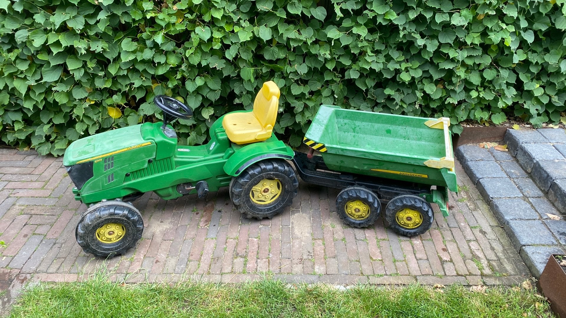 Traptractor met kiepkar., Ophalen, Gebruikt, Overige typen
