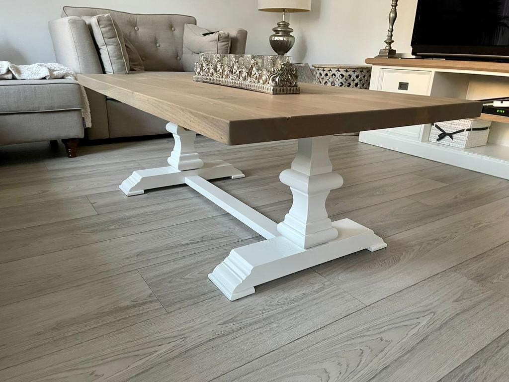 Salontafel met kloosterpoot, Ophalen, 100 tot 150 cm, Nieuw, 50 tot 100 cm