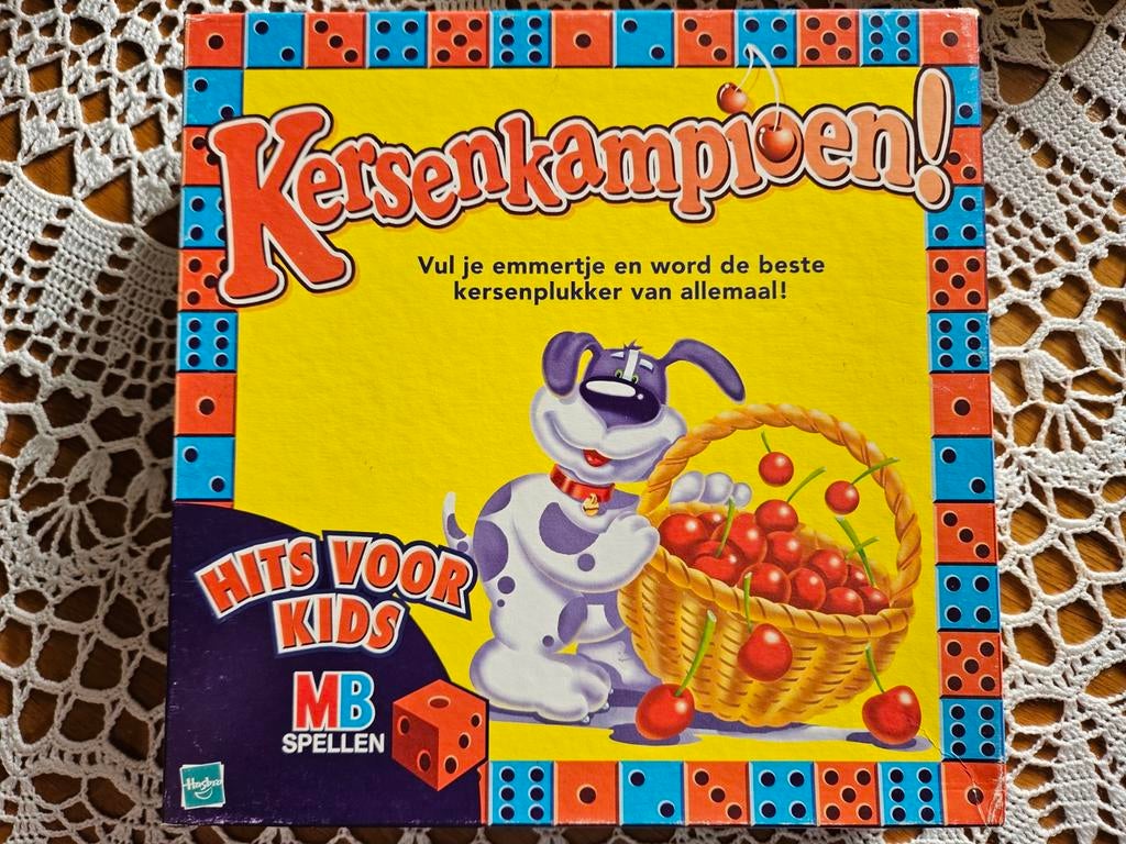 KersenKampioen! Bordspel, Drie of vier spelers, Ophalen of Verzenden, Gebruikt, MB Spellen