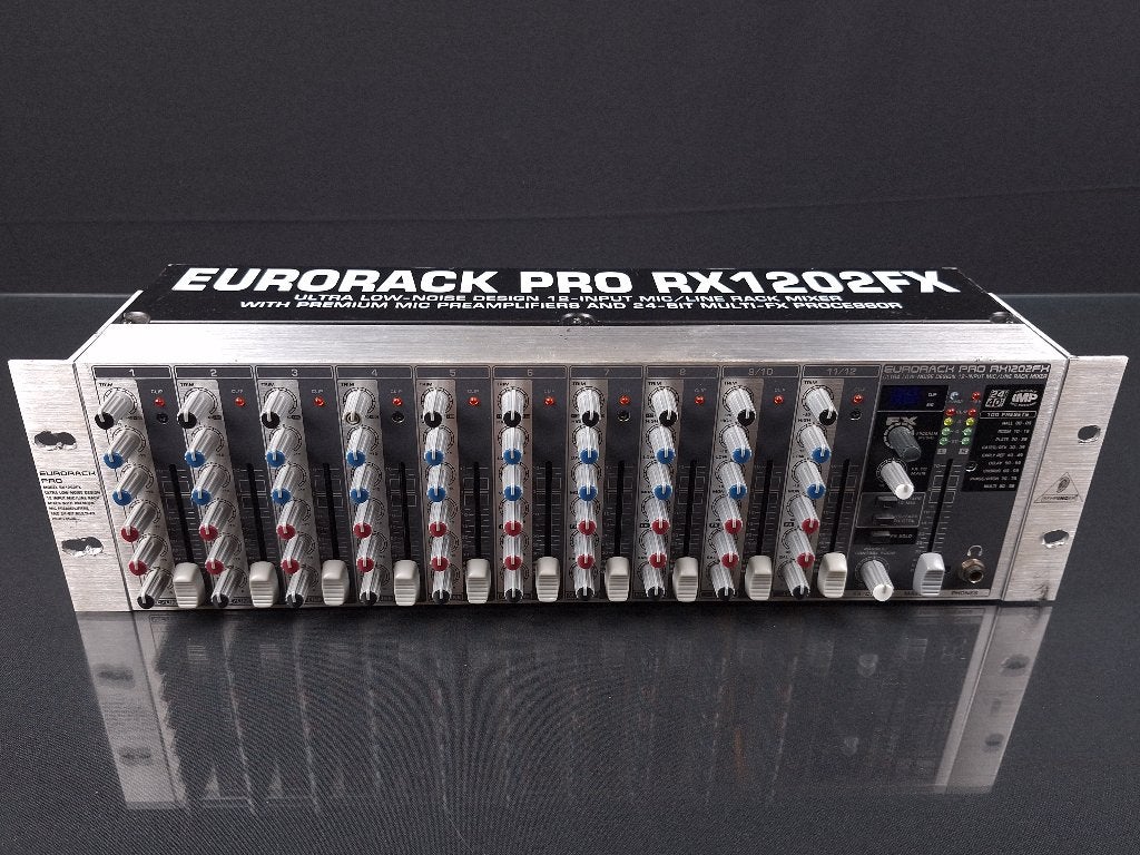 Behringer Eurorack Pro RX1202FX Rackmixer - 12 kanaals, Ophalen of Verzenden, Gebruikt