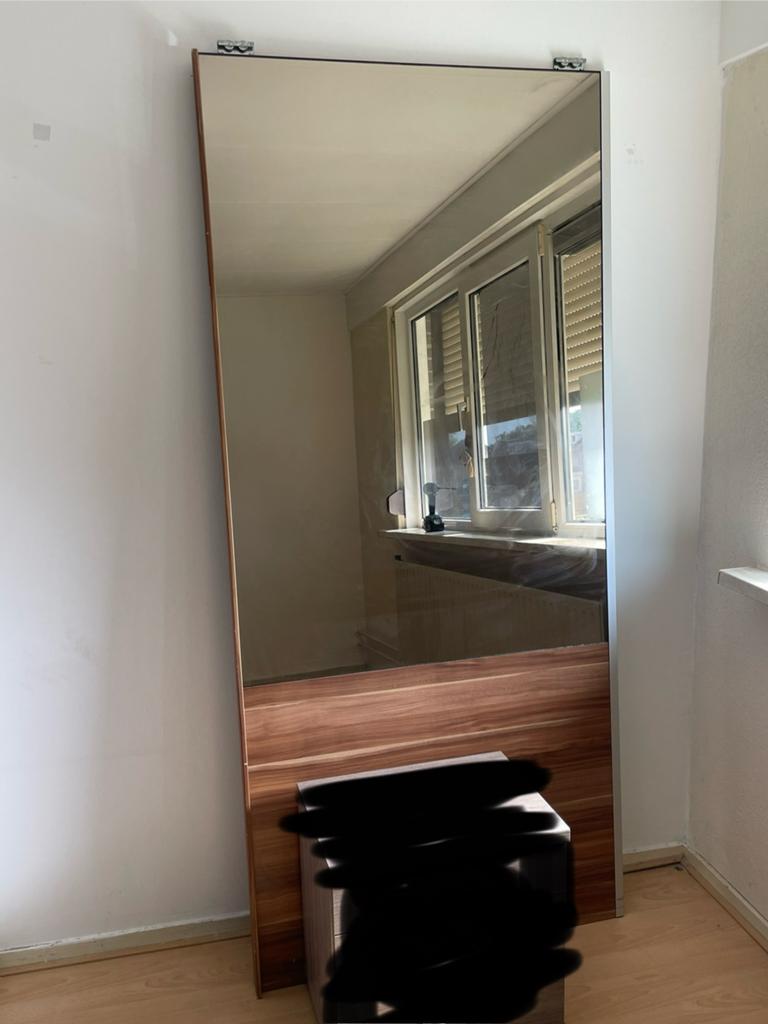 Kast schuifduur, Huis en Inrichting, Woonaccessoires | Spiegels, Ophalen, Zo goed als nieuw, Rechthoekig