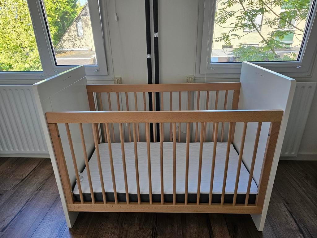 Bopita transferbed + ikea 3D matras, Kinderen en Baby's, Babywiegjes en Ledikanten, Ophalen of Verzenden, Zo goed als nieuw, Ledikant