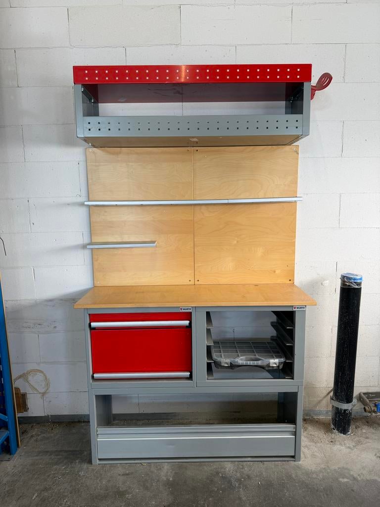 Würth Bedrijfswageninrichting / Kast, Ophalen, Gebruikt, 70 tot 120 cm
