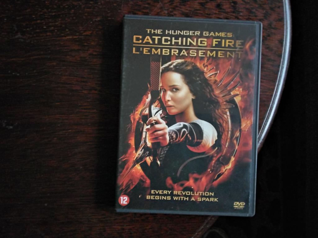 The hunger games catching fire, origineel, Cd's en Dvd's, Dvd's | Avontuur, Vanaf 12 jaar, Ophalen of Verzenden, Zo goed als nieuw