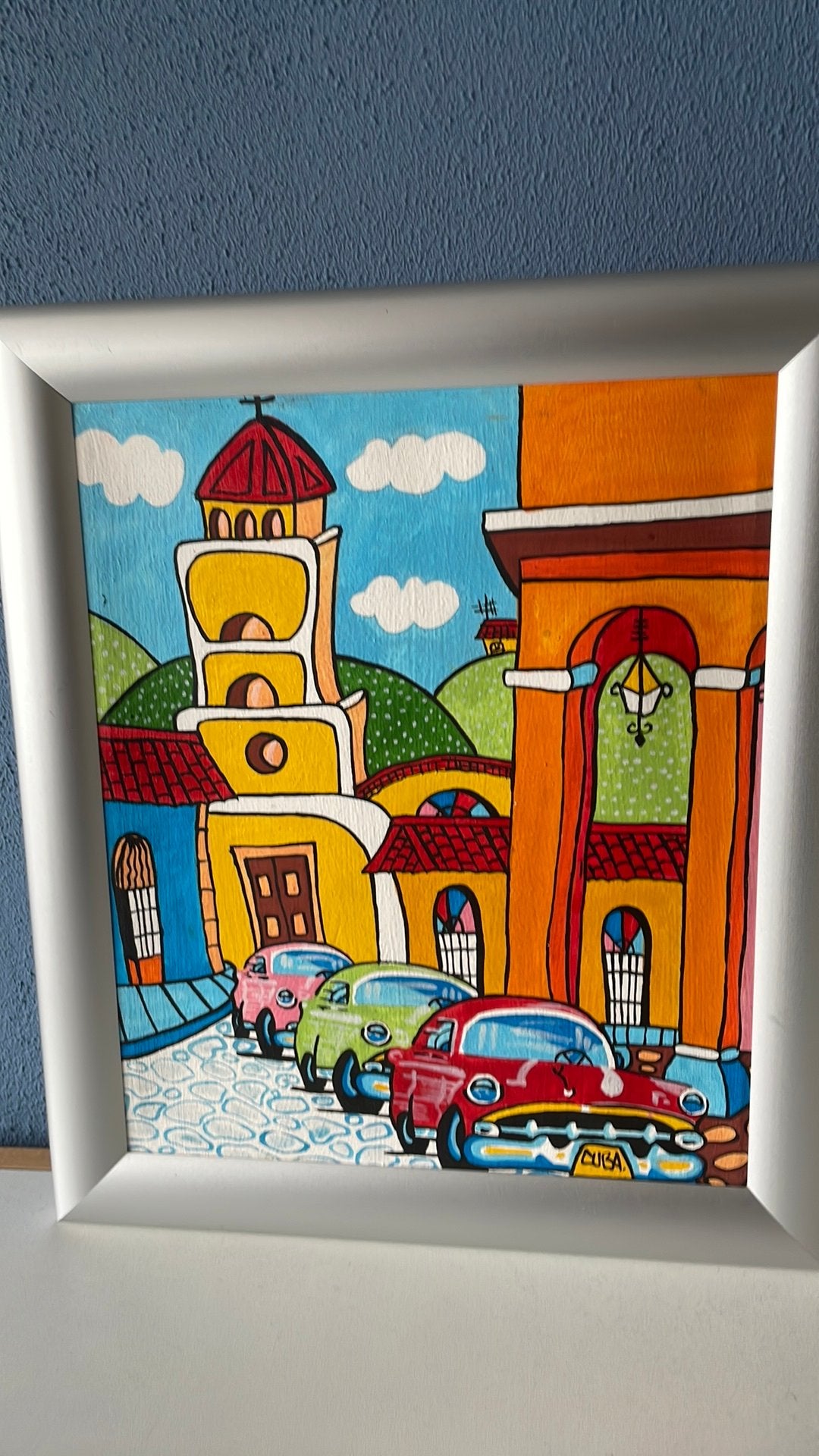 2 schilderijtjes uit Cuba, Antiek en Kunst, Ophalen