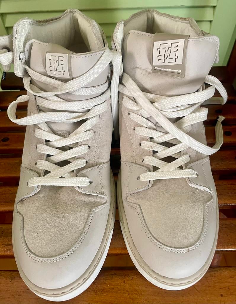 Floris van Bommel Iggi (wedge) sneakers  Kalk/wit-grijs, Kleding | Dames, Wit, Ophalen of Verzenden, Sneakers of Gympen, Zo goed als nieuw