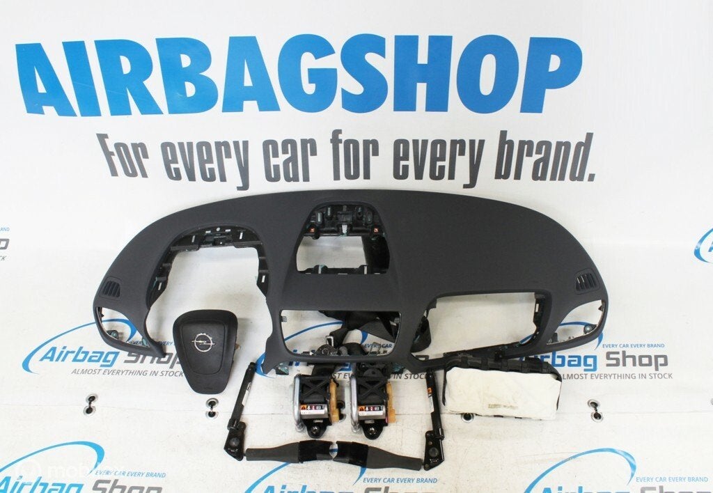 Airbag set - Dashboard zwart Opel Mokka (2012-heden), Gebruikt, Ophalen of Verzenden