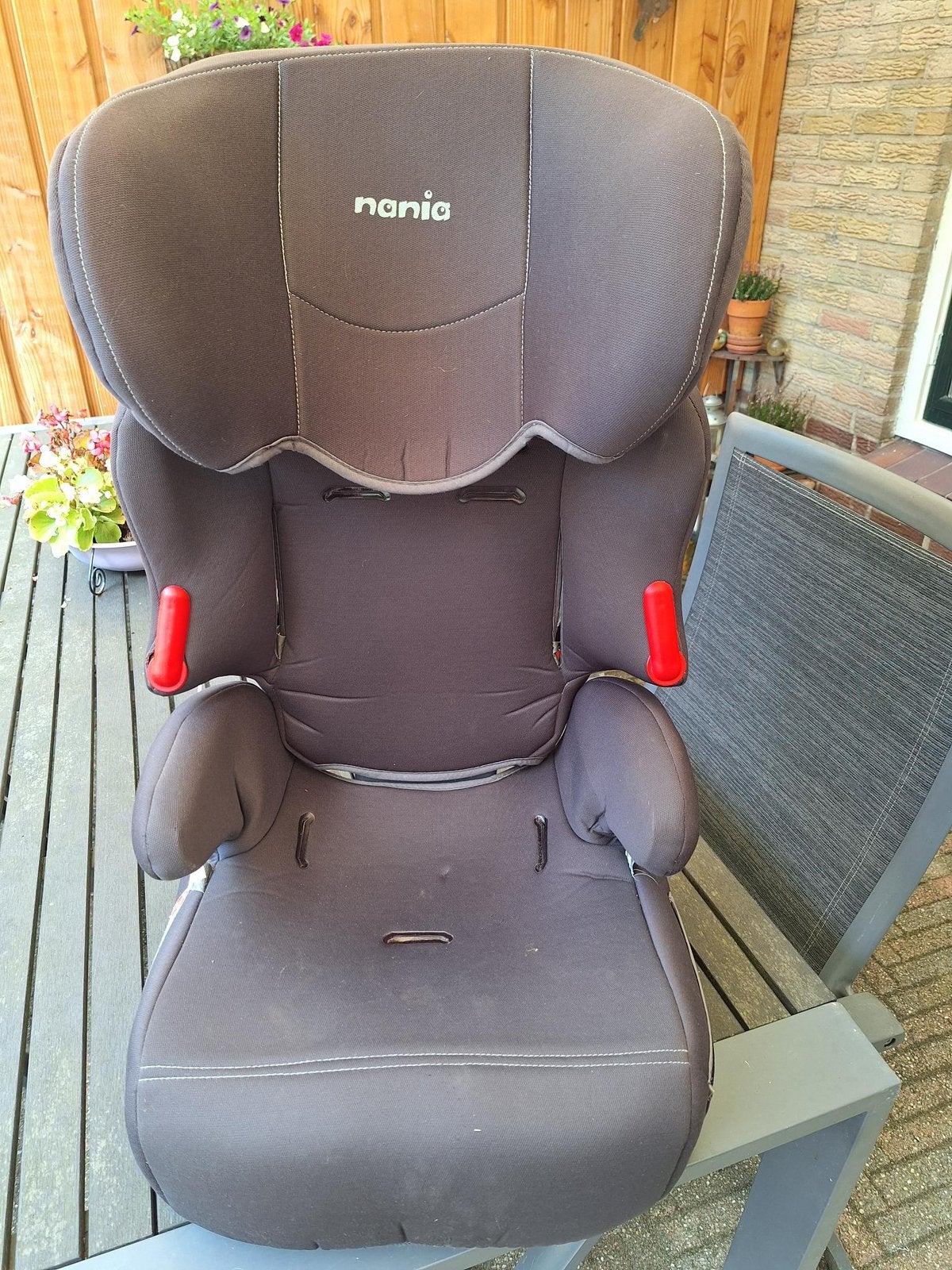 Nania autostoeltje 9-18 kg, Autogordel of Isofix, Gebruikt, Verstelbare rugleuning, 9 t/m 18 kg