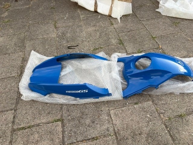 R1200GS 2004-2007 tankcover en snavel blauw, Ophalen of Verzenden, Gebruikt