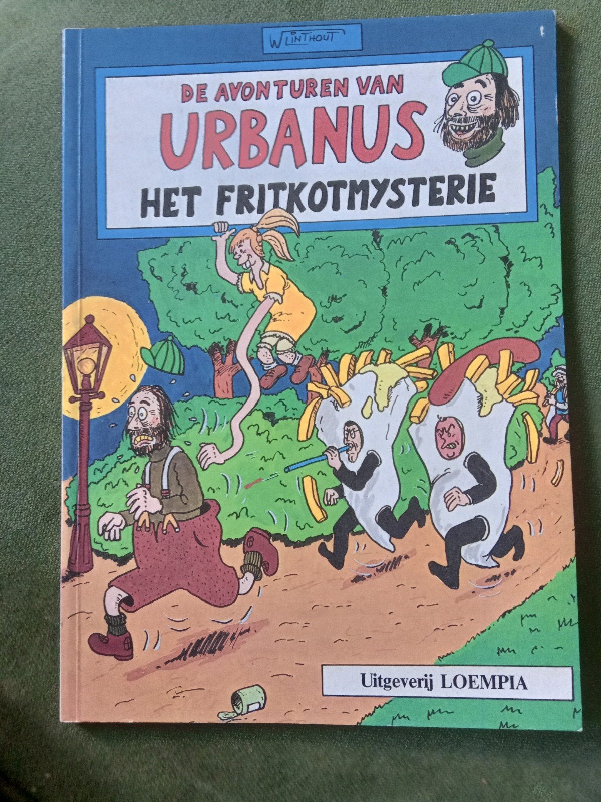 De Avonturen van Urbanus - Het Fritkotmysterie, Gelezen, Eén stripboek, Ophalen of Verzenden, W. Linthout en Urbanus